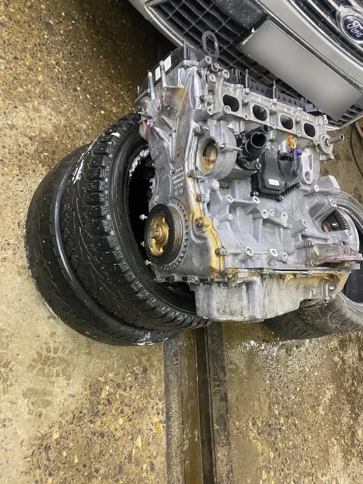 Капитальный ремонт и замена двигателя Ford в Костроме: дефектовка ГРМ и фотоотчет ремонта Mondeo 2.3 в цехе «КС Сервис»